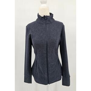 Calia By Carrie Underwood Women's M Lustralux Jacket Zip Up Slate Heather NWT